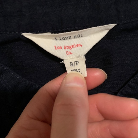 I LOVE H81 peasant blouse - Picture 5 of 5